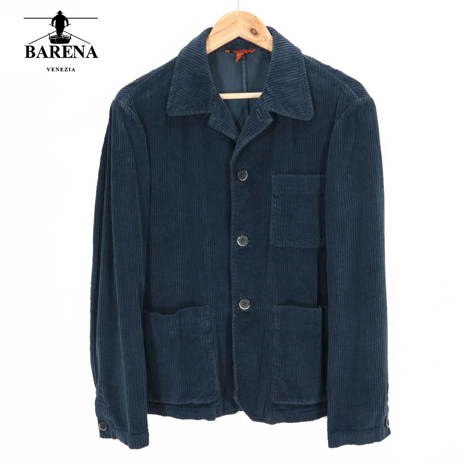 60％オフ 新品 正規品 バレナ BARENA ジャケット 48サイズ ネイビー 