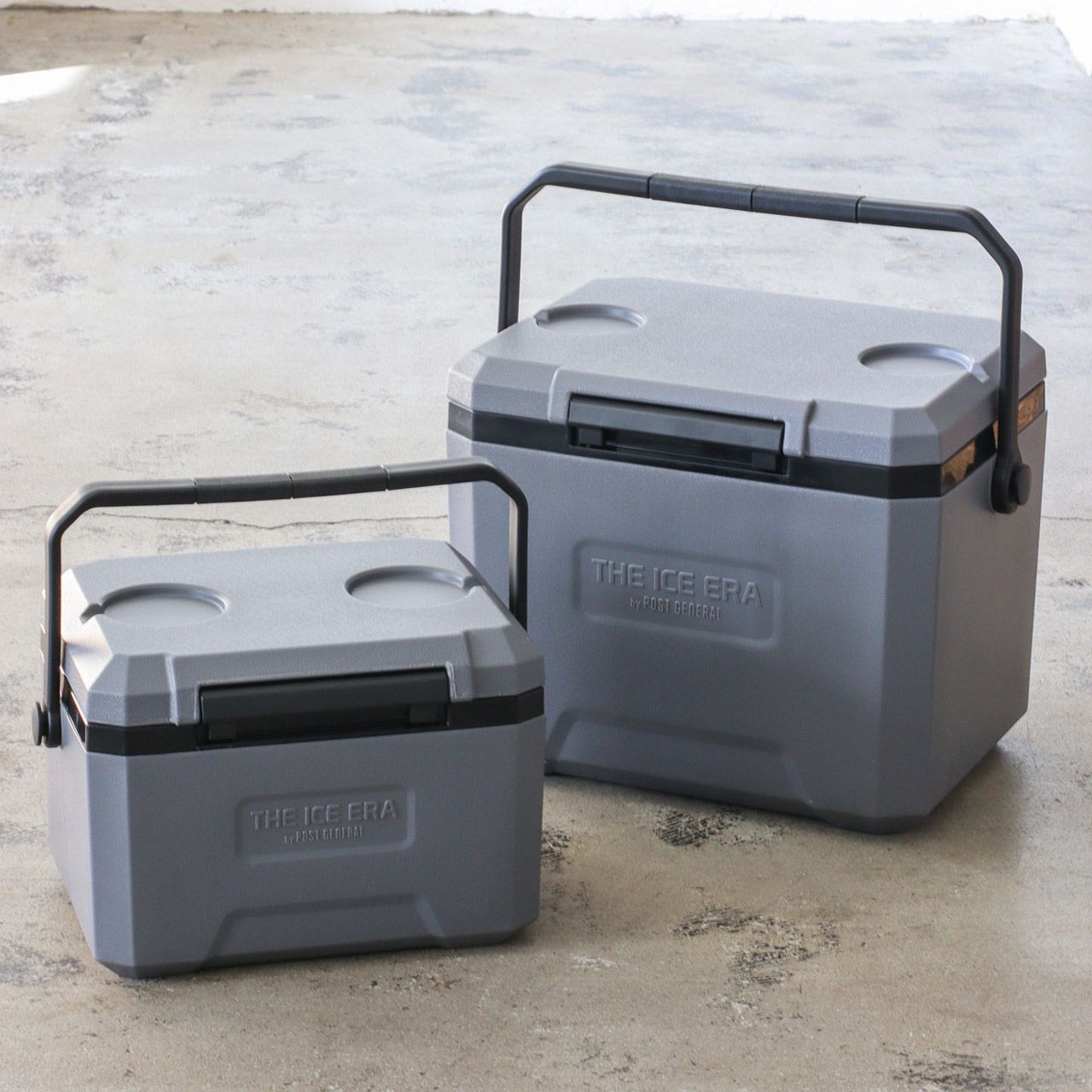 まとめ】ランドリーボックス横型取手付 GY 【×6セット】