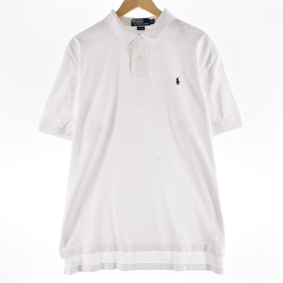 古着 ラルフローレン Ralph Lauren POLO by Ralph Lauren 無地 半袖 ポロシャツ XL/eaa327356