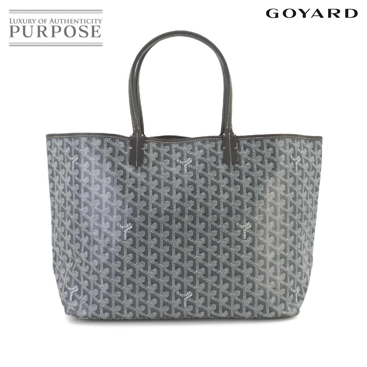 GOYARD◇トートバッグ/PVC/BLK/総柄 長き