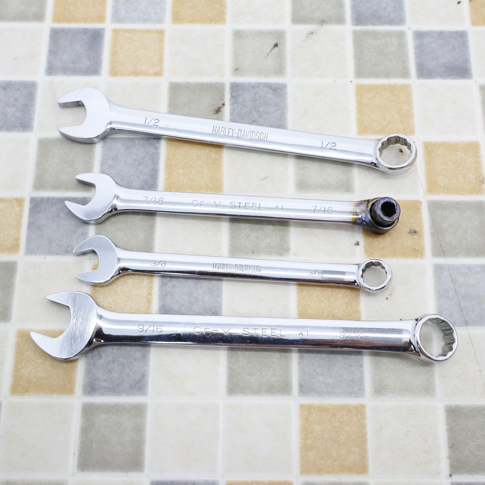 若者に人気のブランド ○ 工具 DIY｜ハーレーダビッドソン レンチ 4点セット｜HARLEY アクセサリー