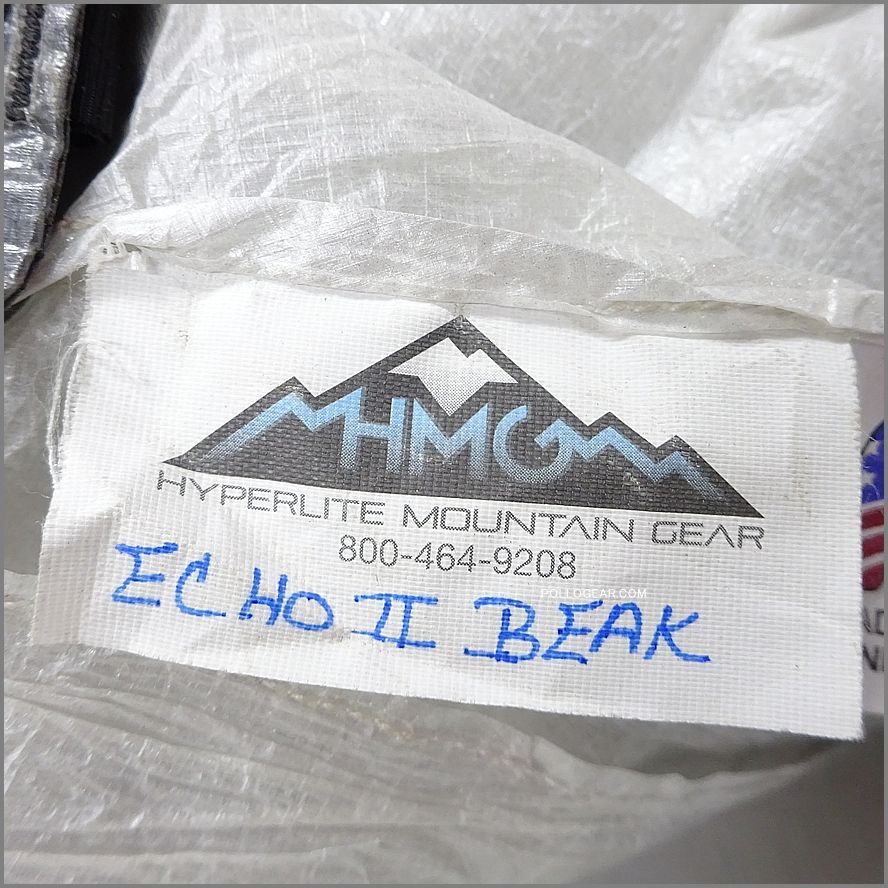 HMG 旧ロゴ OLDモデル Hyperlite Mountain Gear ハイパーライト