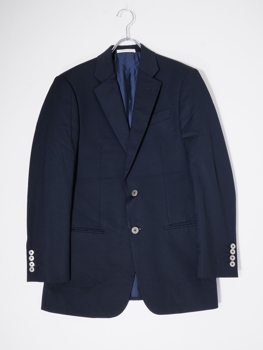 ARMANI COLLEZIONIアルマーニ コレッツォーニ イタリア製 G LINE メタルボタン ウールブレザー2Bジャケット 44R MJKA77896