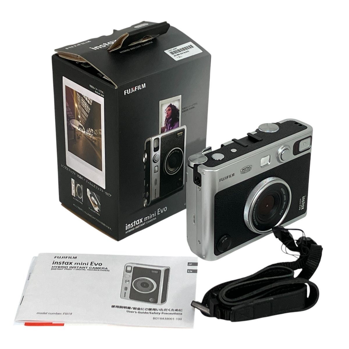 富士フイルム FUJIFILM instax mini Evo チェキ ハイブリッドインスタント カメラ N10465319
