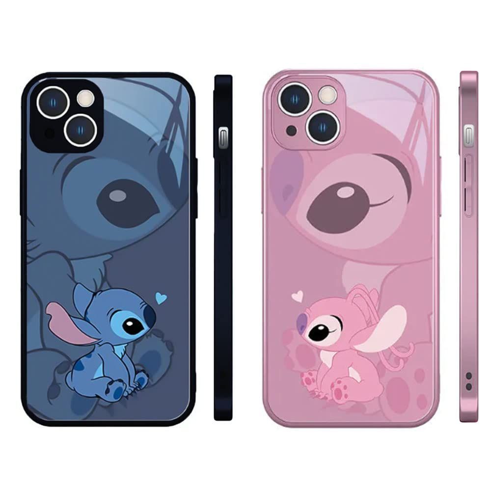 【数量限定】ケース スティッチ スマホケース シリコン スティッチ カップル iPhone 12 用 用 ケース シンプル かわいい 耐衝撃 12 傷防止 レンズ保護 強化ガラス iPhone iPhone 12 用 カバー スマホ