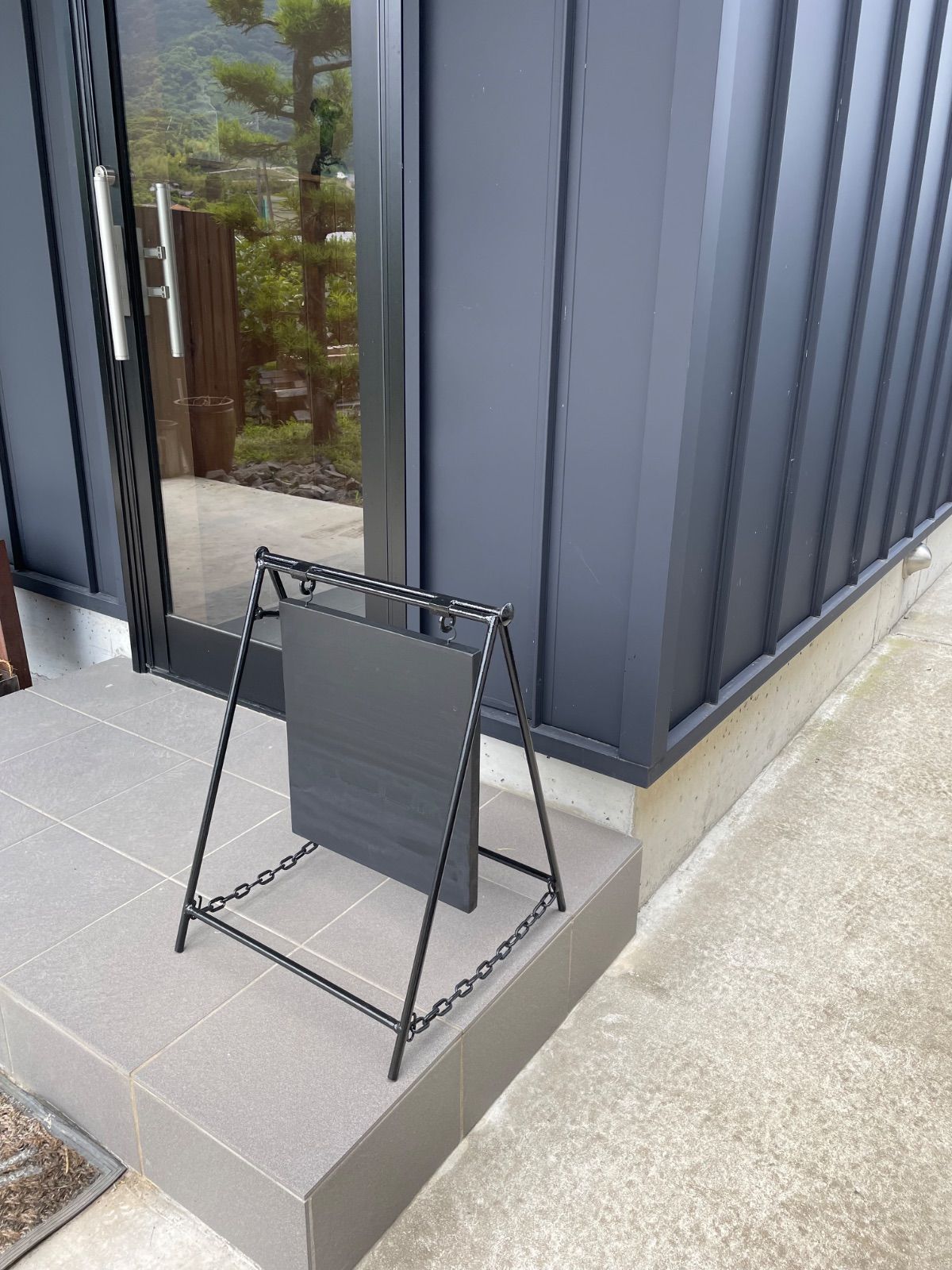 A型看板 サインボード A型立て看板 アイアン家具 雑貨 黒板 アイアン アンティーク調
