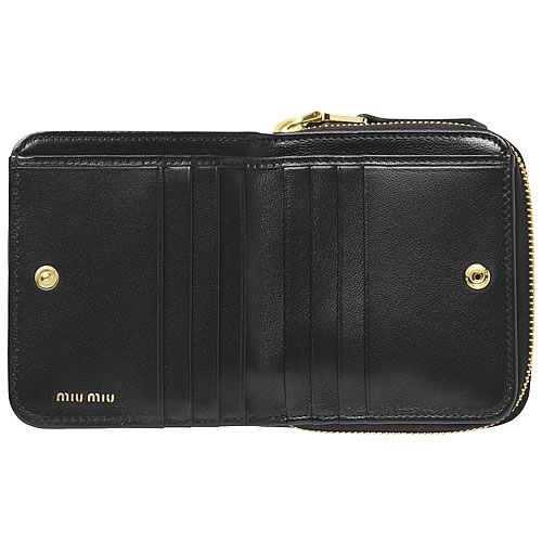 ミュウミュウ MIUMIU 財布 二つ折り財布 マテラッセ レディース