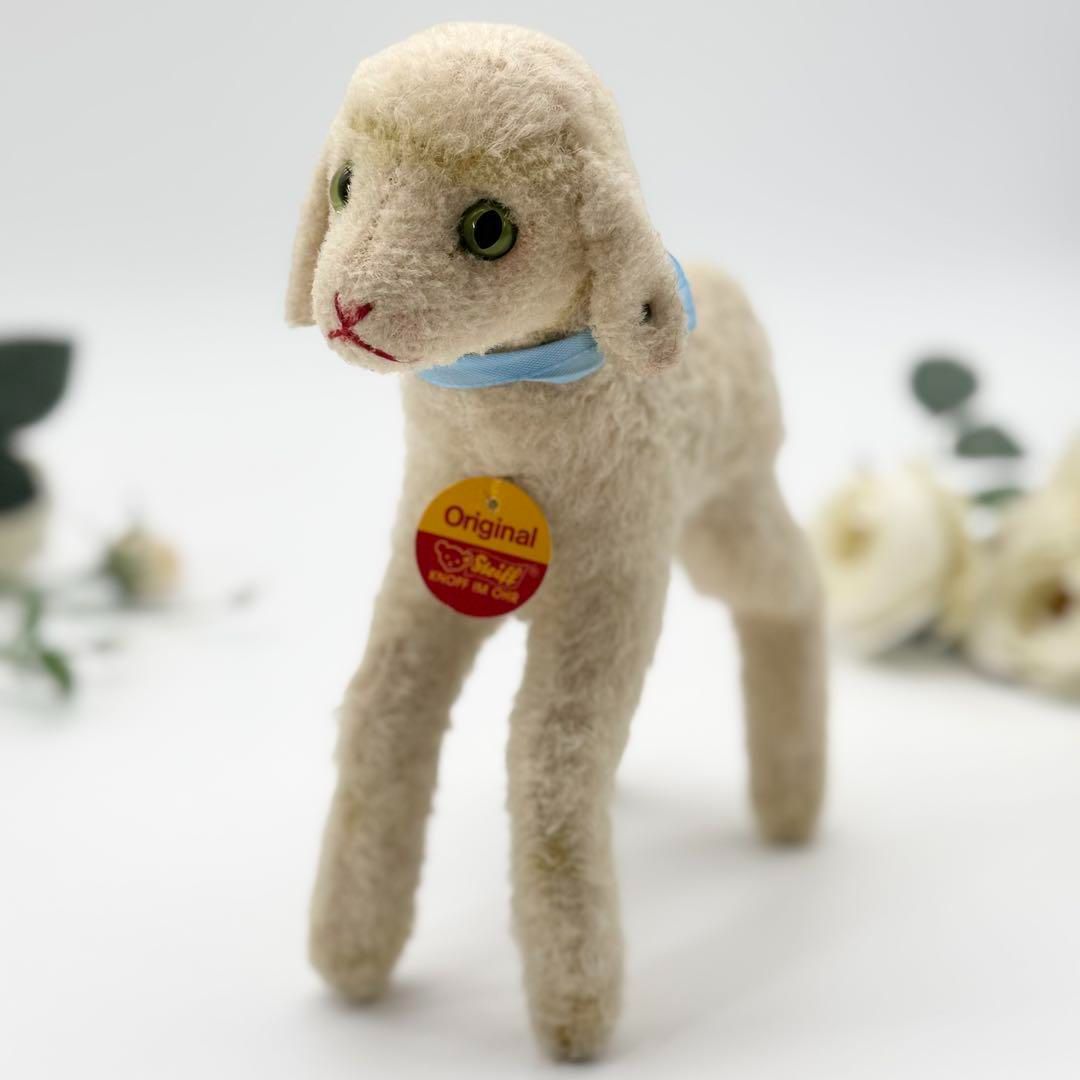 シュタイフ★Lamby★ヒツジのランビー/ひつじ/羊/ラム★Steiff 送料無料☆シュタイフ☆Lamby 22cm ALL ID's☆ヒツジのランビー/ひつじ