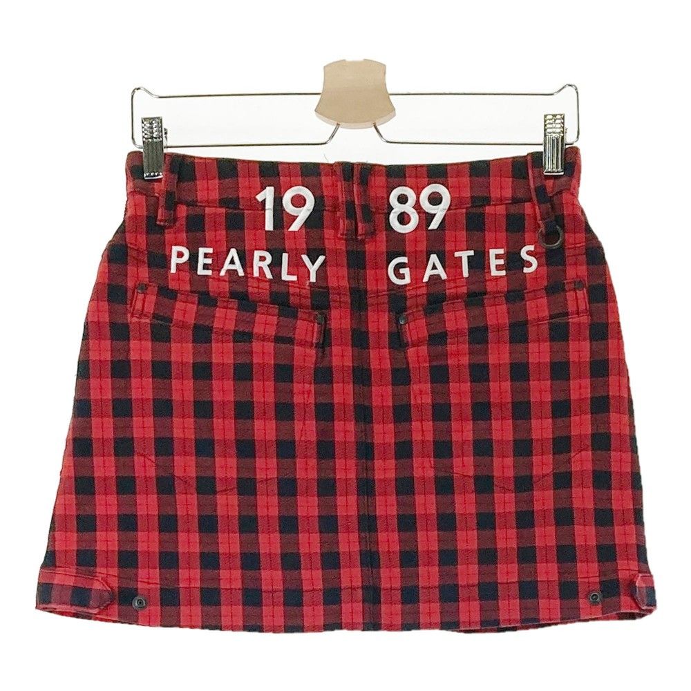 PEARLY GATES チェック柄ミニスカート サイズ0 サイズ：0 PEARLY GATES パーリーゲイツ スカート チェック