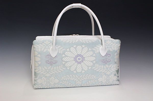 新品未使用 ！！特別セール！！京都 西陣 正絹 帯使用 利休バッグ 24