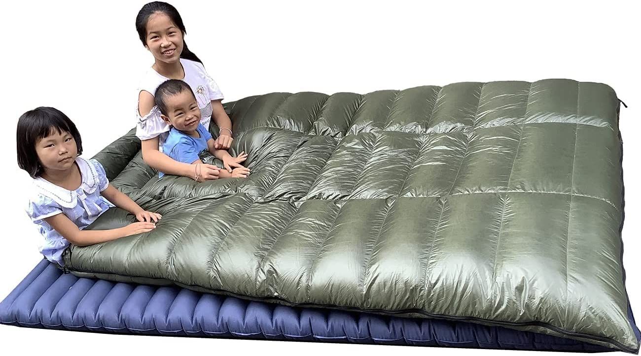 Fengzel みょう Outdoor 二人用寝袋 封筒型 220*130cm