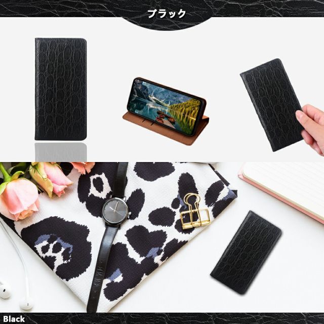 XPERIA XZ3 ケース 手帳型 本革 Stony ストーン 石柄 スマホケース