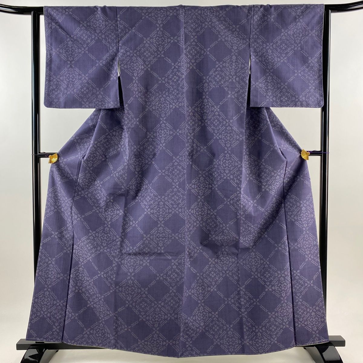 結城紬 美品 逸品 身丈160.5cm 裄丈65cm 正絹