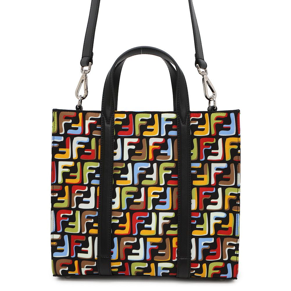 FENDI FFロゴ ナイロンバッグ フェンディ トートバッグ マルチカラー FFロゴ ナイロン 7VA648