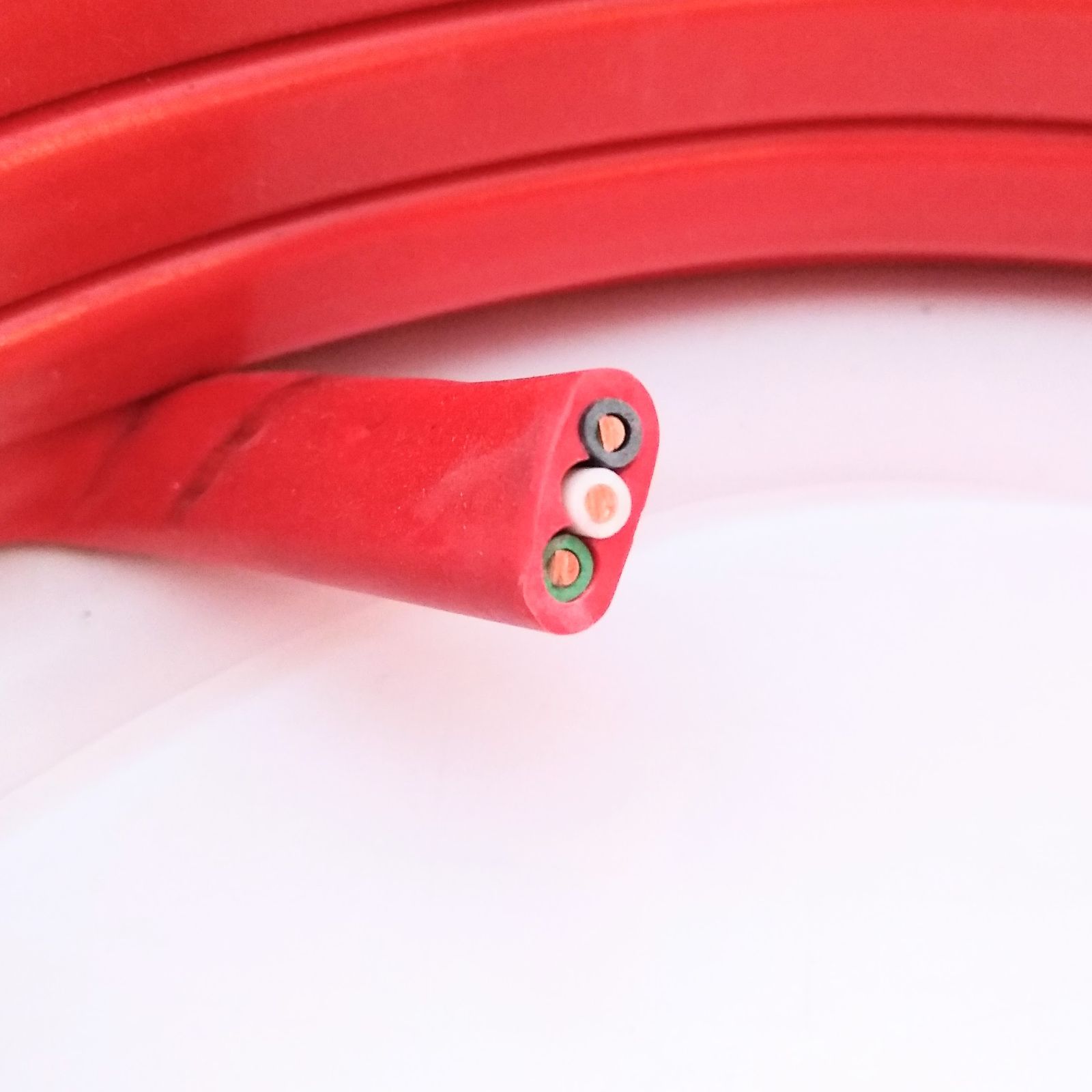 X04557 富士電線 公団用 VVF3×2.0㎜ 赤 黒白緑 100ｍ 電線 建築資材 電気工事 ケーブル HRDEVELOPMENT_JP