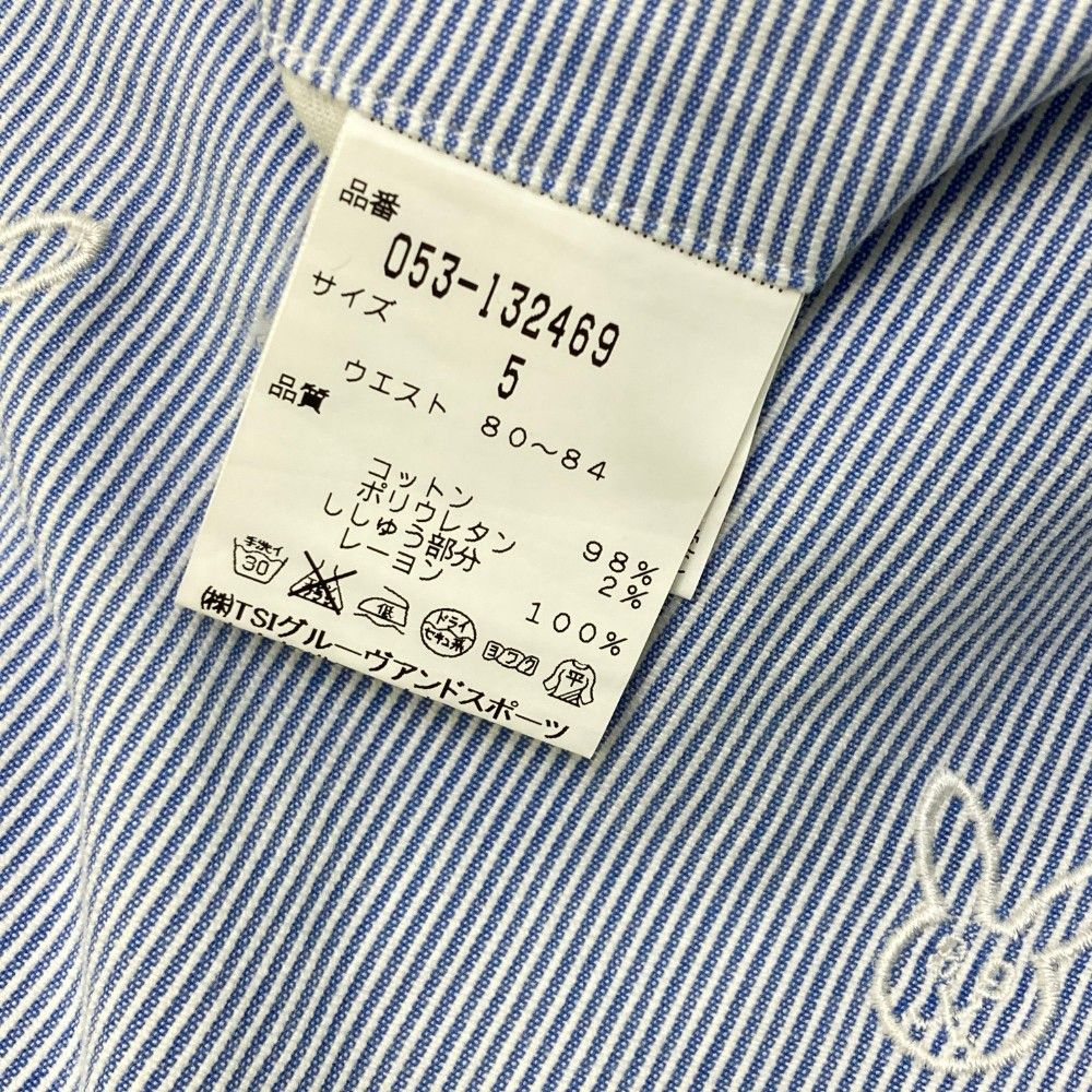 サイズ：5 PEARLY GATES パーリーゲイツ コットン混 ストレッチハーフ  