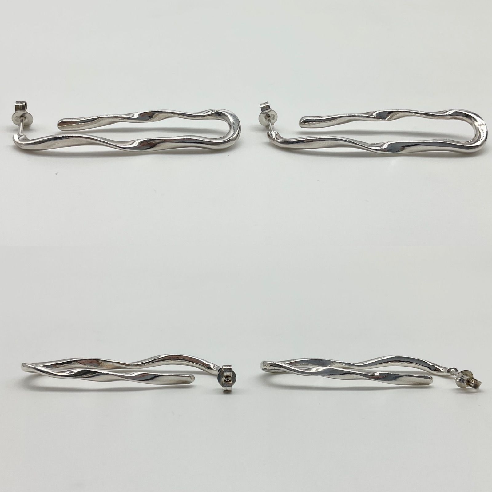 【あめ】BLANC IRIS ブランイリス パールフープピアス保存袋付 BLANC IRIS/ ブランイリス】PETAL BLANC COLLECTION STERLING