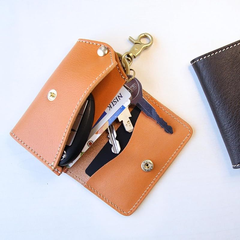 カード入れ付き 本革