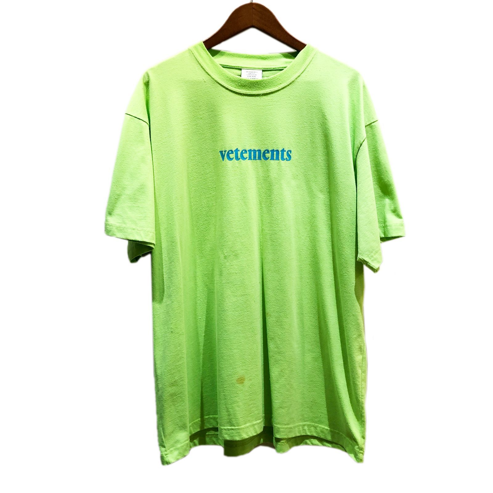 VETEMENTS ヴェトモン バーコードパッチロゴプリントTシャツ - Tシャツ/カットソー(半袖/袖なし)