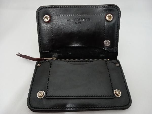 ブラック LARRY SMITH 二つ折り財布 - メルカリ
