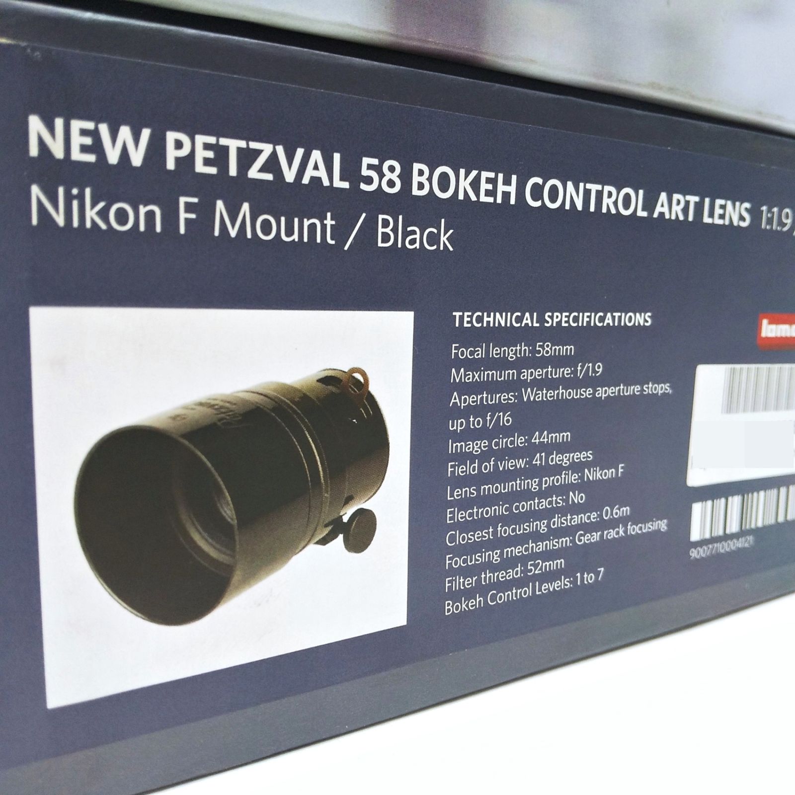 New Petzval 58 Bokeh Control Nikon Fマウント Art Lens 1:1.9 / 58mm