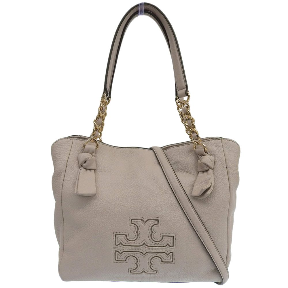 本物保証】 トリーバーチ TORY BURCH ロゴ 2WAYバッグ ハンドバッグ 
