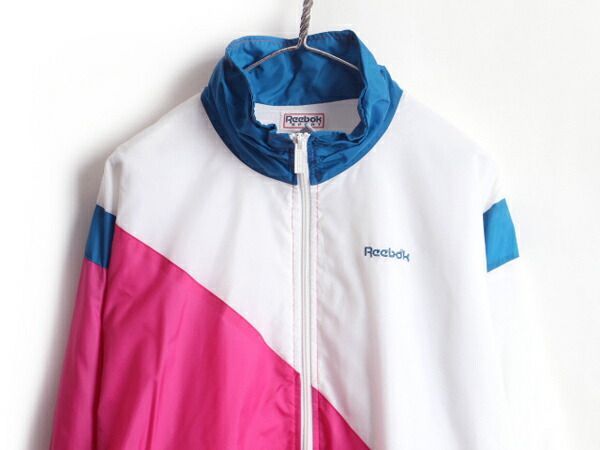 80s 90s ビンテージ □ Reebok リーボック トリコカラー 切替 フ