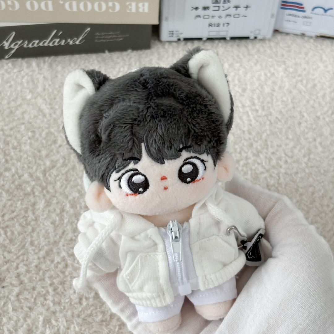10cm ぬいぐるみ服 着せ替え お出かけジャージ 上下セット 激
