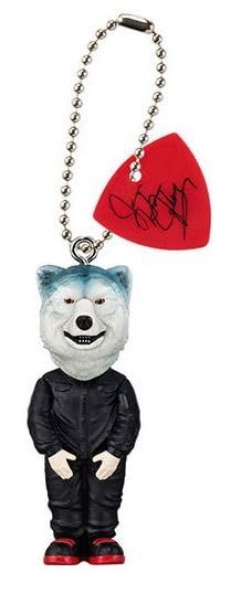 MAN WITH A MISSION（マンウィズアミッション）2024 グッズ ガチャ 5種 FIGURE COLLECTION フィギュア マンウィズ キーホルダー ＋(赤: Jean-Ken  [赤: Jean-Ken Johnny（ジャンケンジョニー）]
