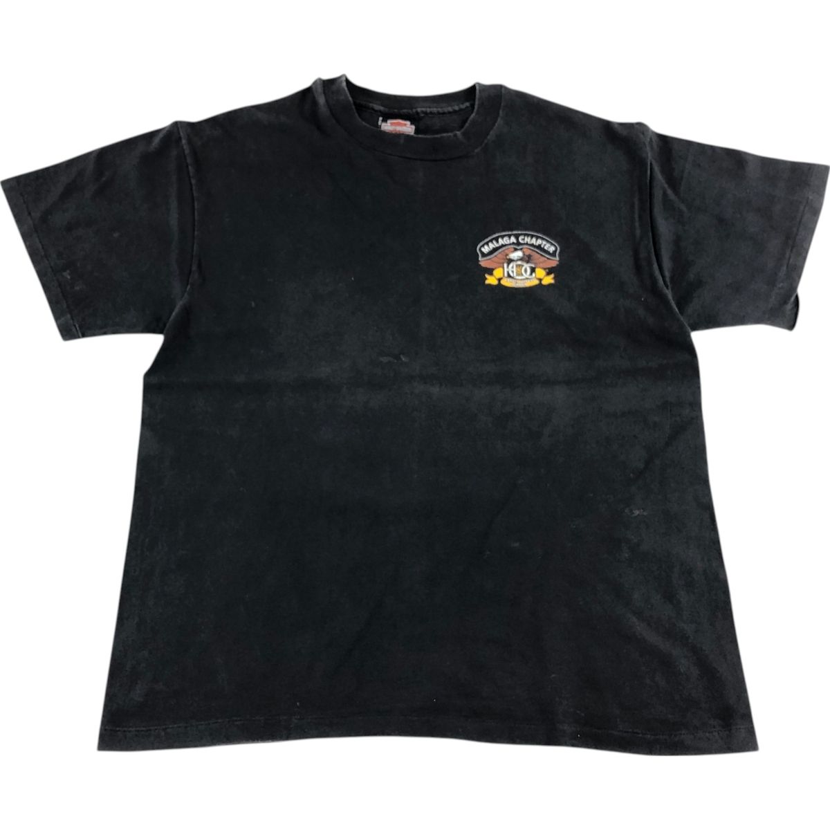 古着 ハーレーダビッドソン 鷲柄 イーグル柄 バックプリント モーターサイクル バイクTシャツ メンズL相当|eaa546206