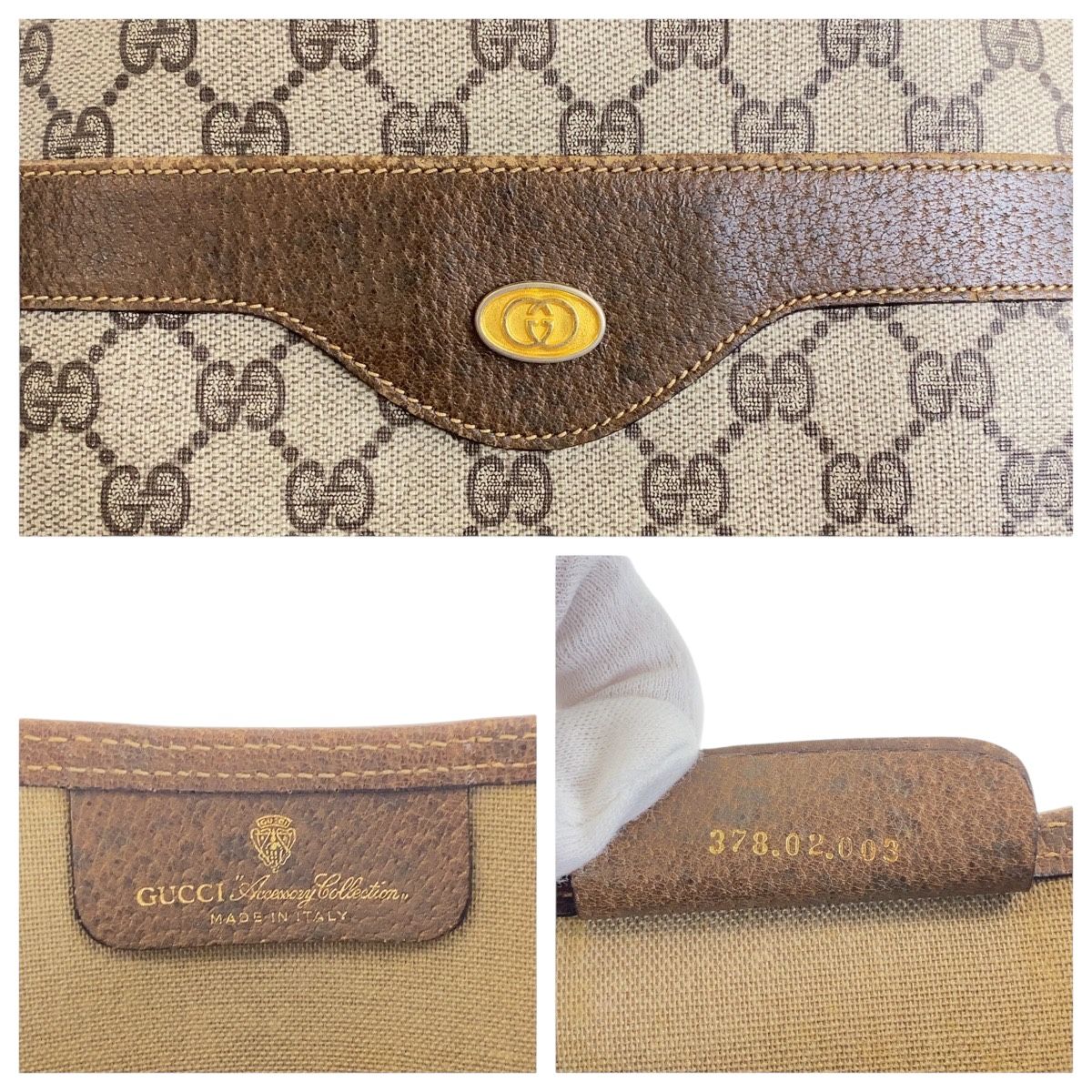 GUCCI グッチ ヴィンテージ オールドグッチ シェリーライン 男女兼用