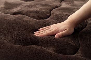 ラグ こたつ敷き 幅広ラグ 約220×300cm ブラウン 大判ドーク WWW_KANDAIZUMI_COM