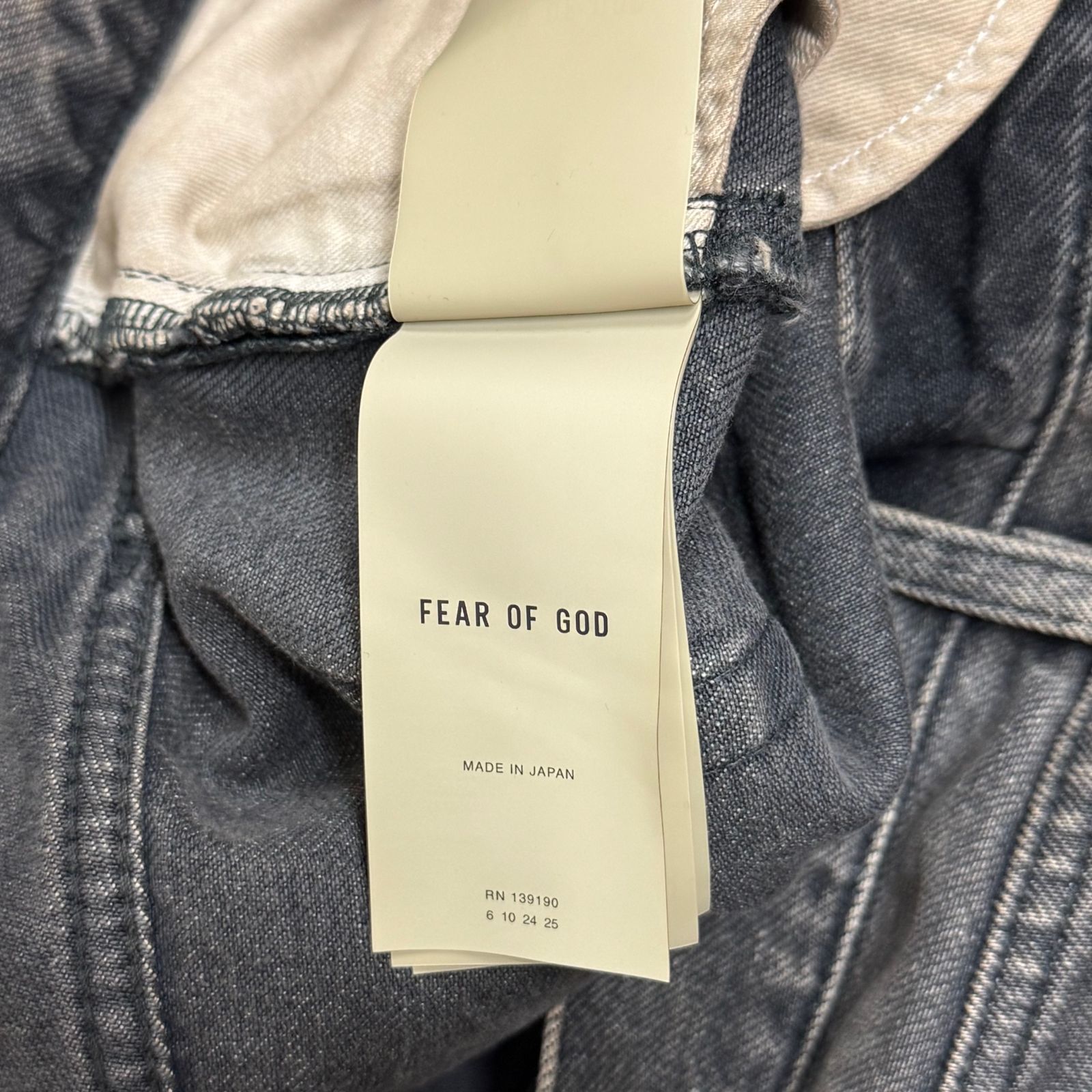 参考上代159500円 FEAR OF GOD 24AW STRAIGHT 5 POCKET ストレート5 