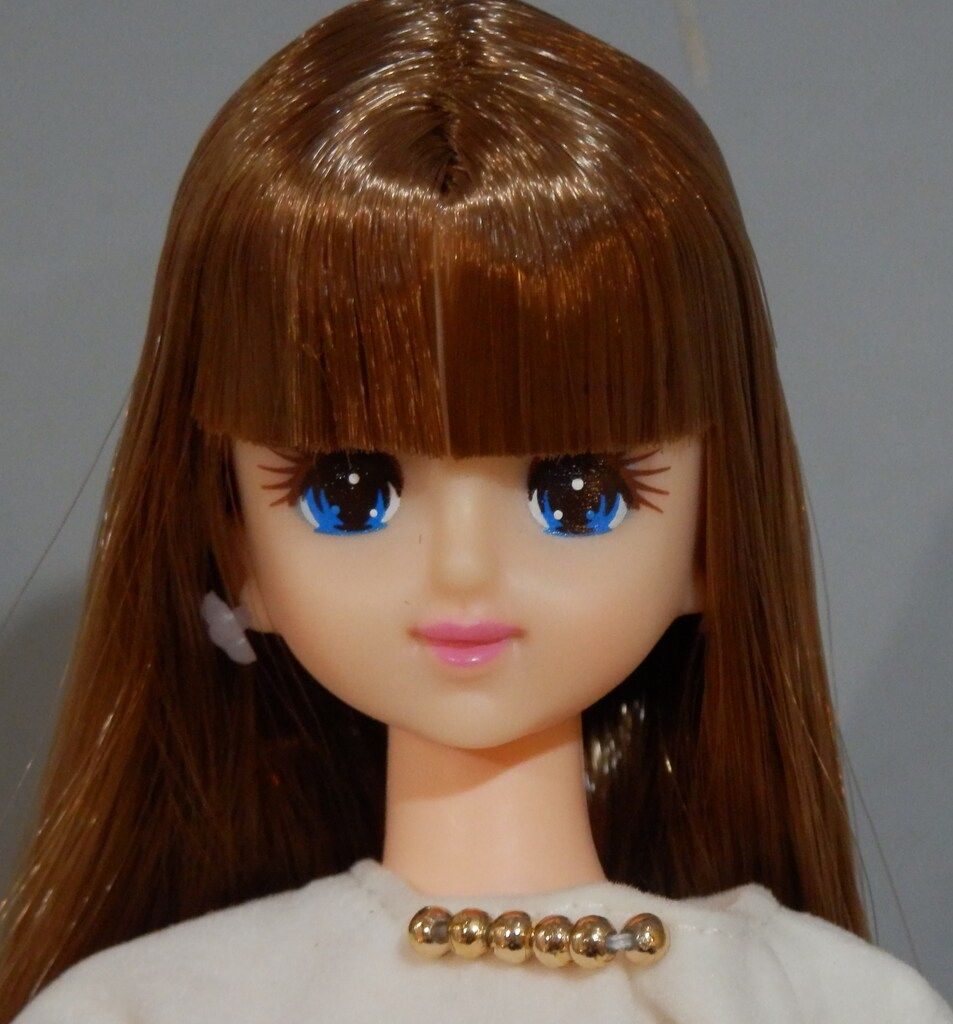 リトルファクトリー リカちゃんキャッスル ジェニーフレンド マリーン 茶髪 スーパーロングストレート