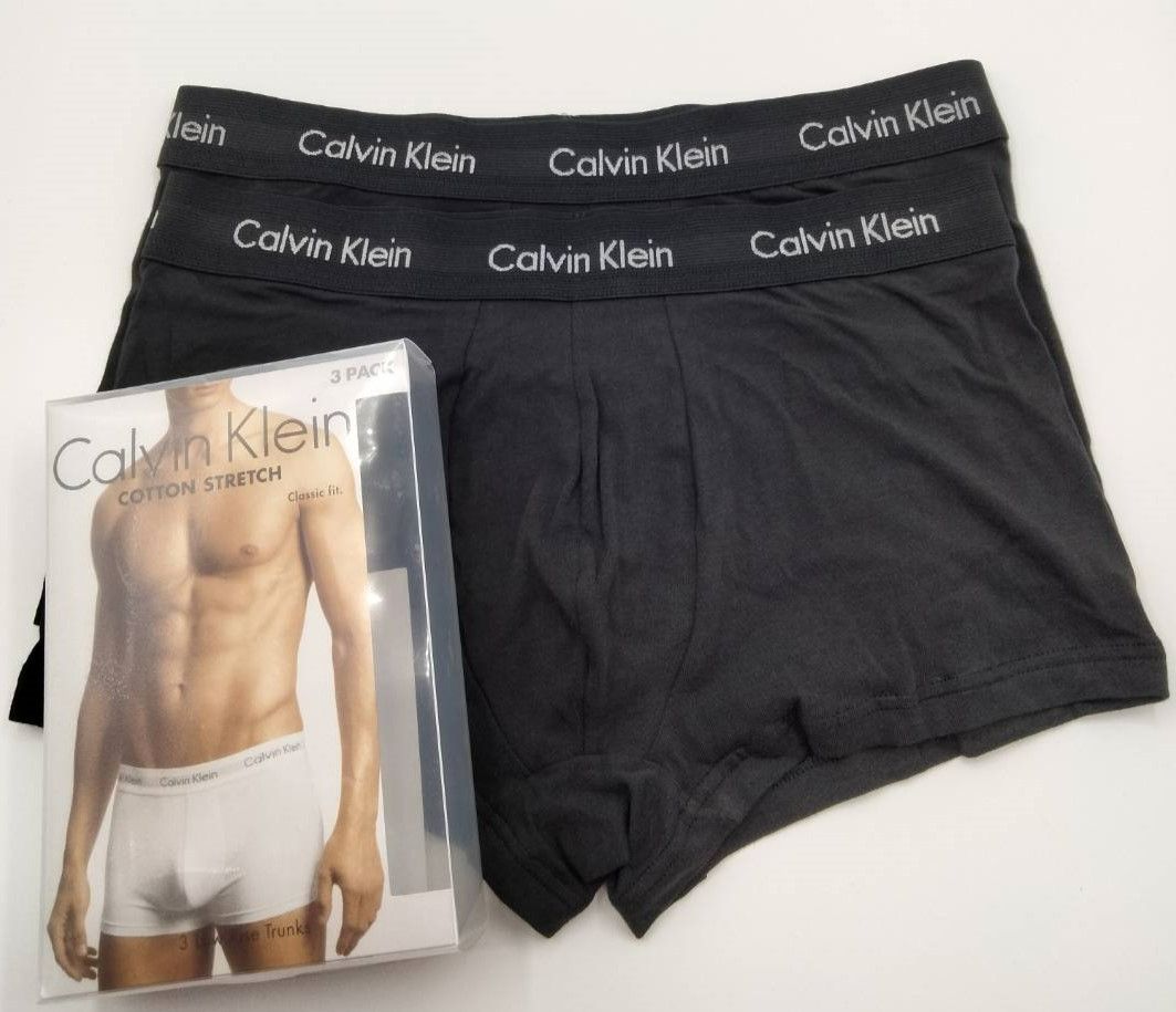 Calvin Klein(カルバンクライン) ローライズボクサーパンツ ブラック Mサイズ 2枚 メンズボクサーパンツ 男性下着 U2664 