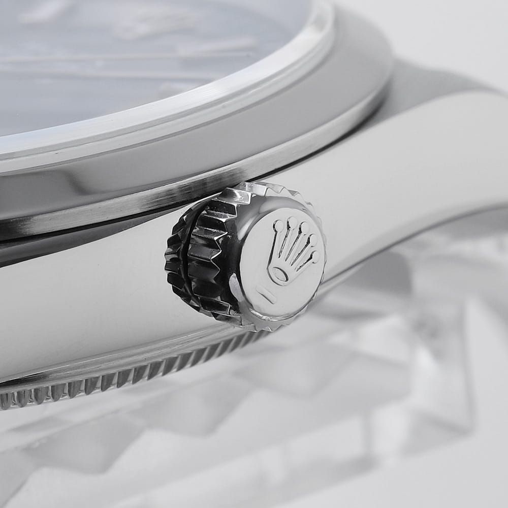 ロレックス エアキング 14000M ブルー 369ホワイトバー K番 中古  