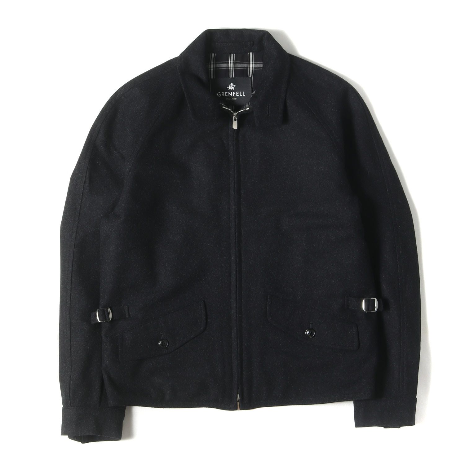 GRENFELL 黒 ジャケット　ブルゾン GRENFELL グレンフェル ブルゾン サイズ:36 ドッグイヤーカラー