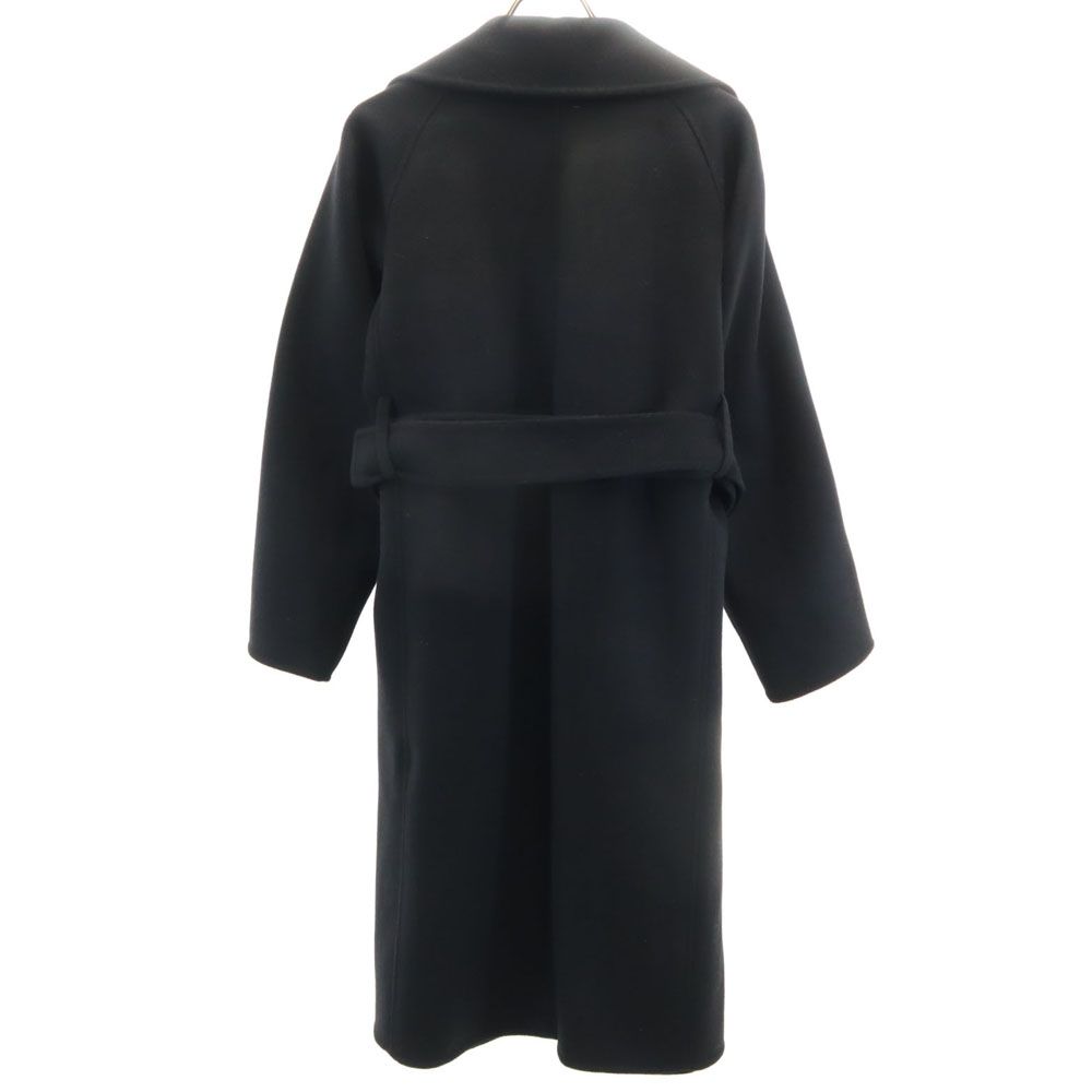 レディース ユニクロ+J カシミヤブレンドチェスターコート 黒