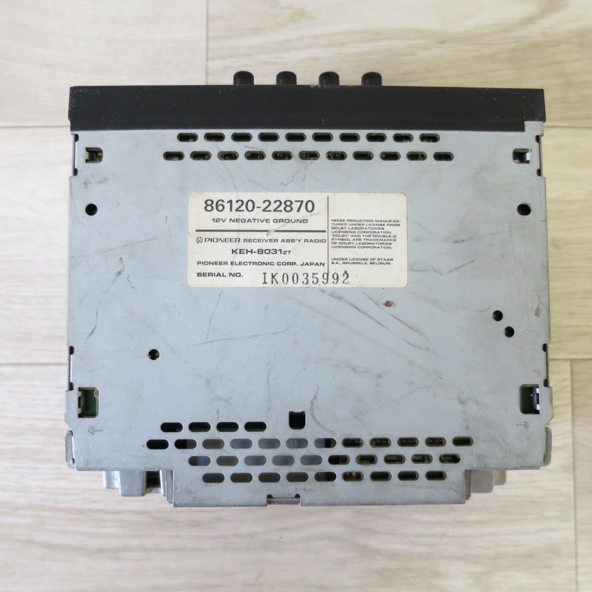 送料無料] ◇トヨタ GX81 マークⅡ 純正 カセット デッキ 86120-22870