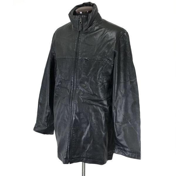 本革 羊革 レザー ジャケット コート 黒 ヴィンテージ VINTAGE