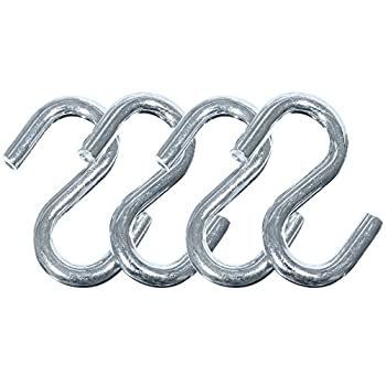 Paracord Planet???4パック???S型フックS吊りフックSメタルハンガー???3?| 8インチ厚 3?Inches Long