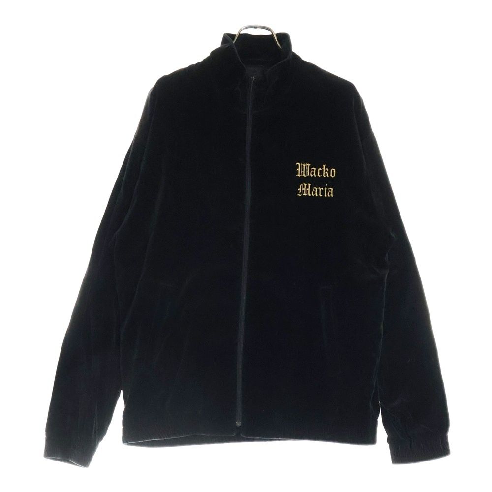 WACKO MARIA ワコマリア ベルベット　ジャケット　ブラック　ベロア　M WACKO MARIA/ワコマリア/VELVET TRACK JACKET/ベルベット