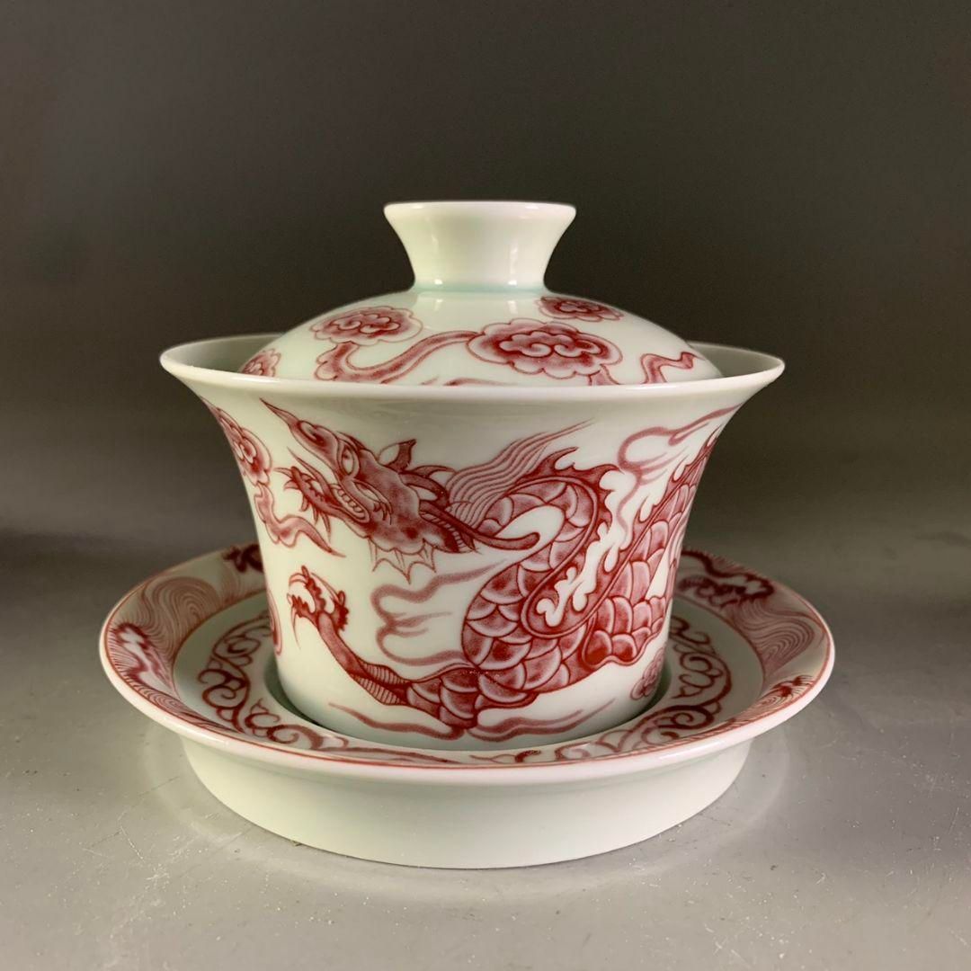 竜の紋は公道の杯 茶道具 中国茶器 飲茶食器 美術品 装飾品