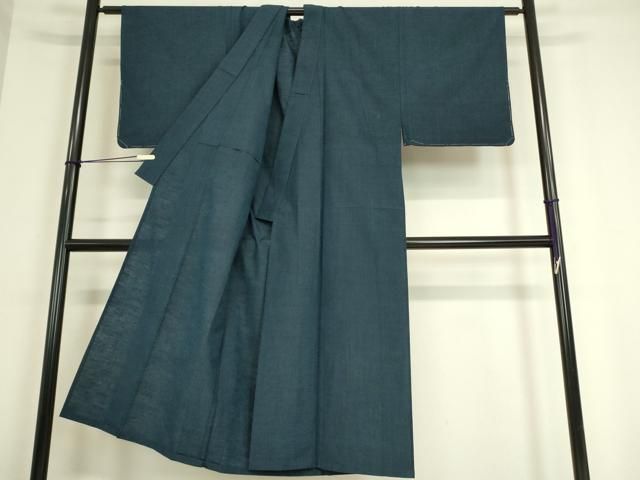 平和屋着物▽上質な紬 単衣 楓文 正絹 逸品 DAAT9848az （平和屋着物  