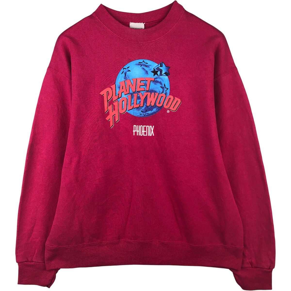 90s USA製 プラネットハリウッド プリント スウェット トレーナー XL