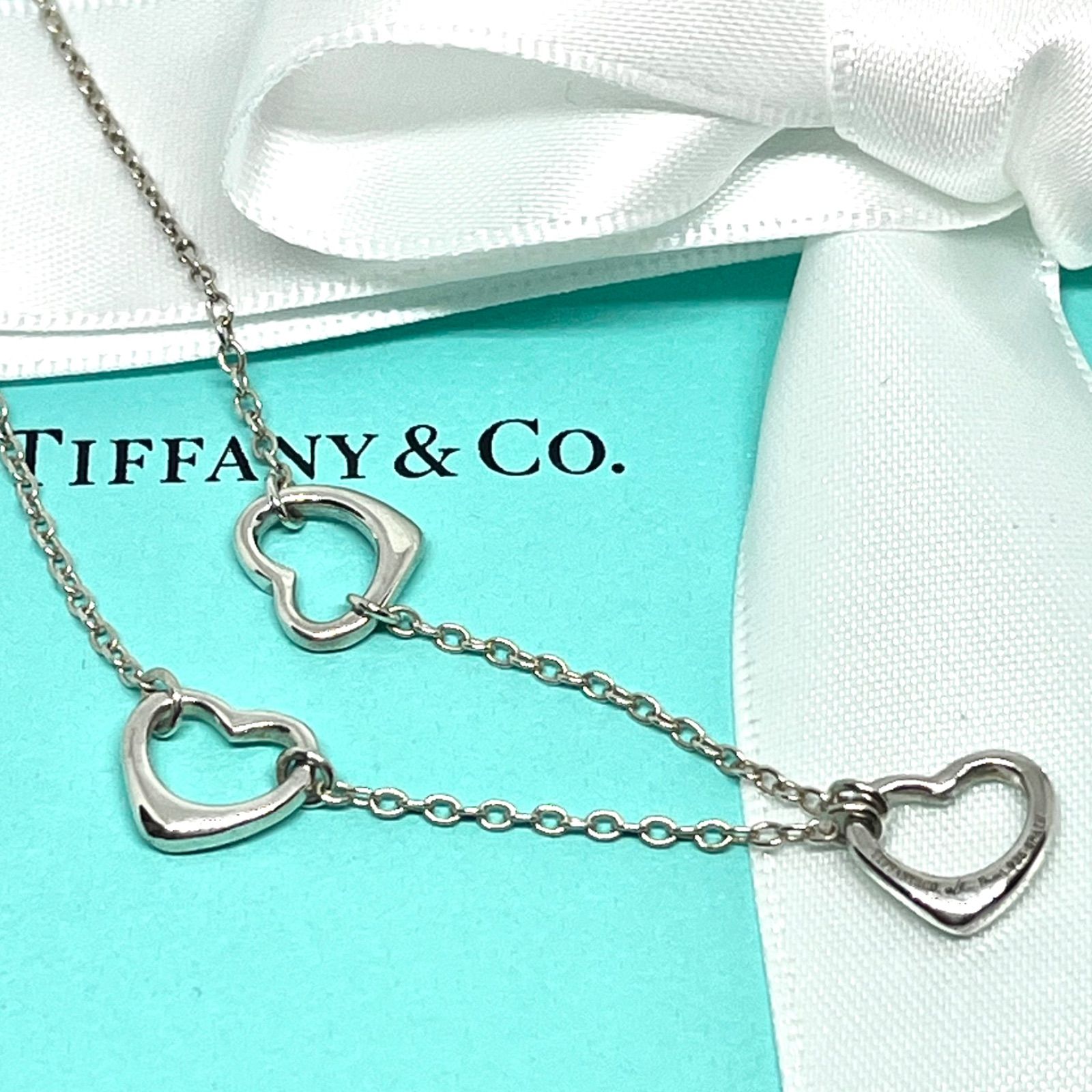TIFFANY - Co. ティファニートリプル オープン ハート ブレスレット