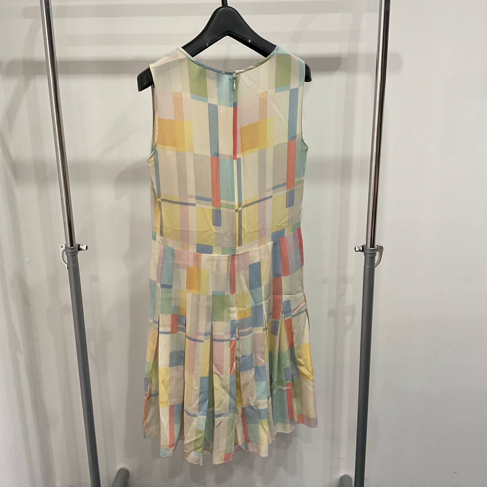 シャネル ココマーク 99C シルク ワンピース サイズ38 マルチ D25070395