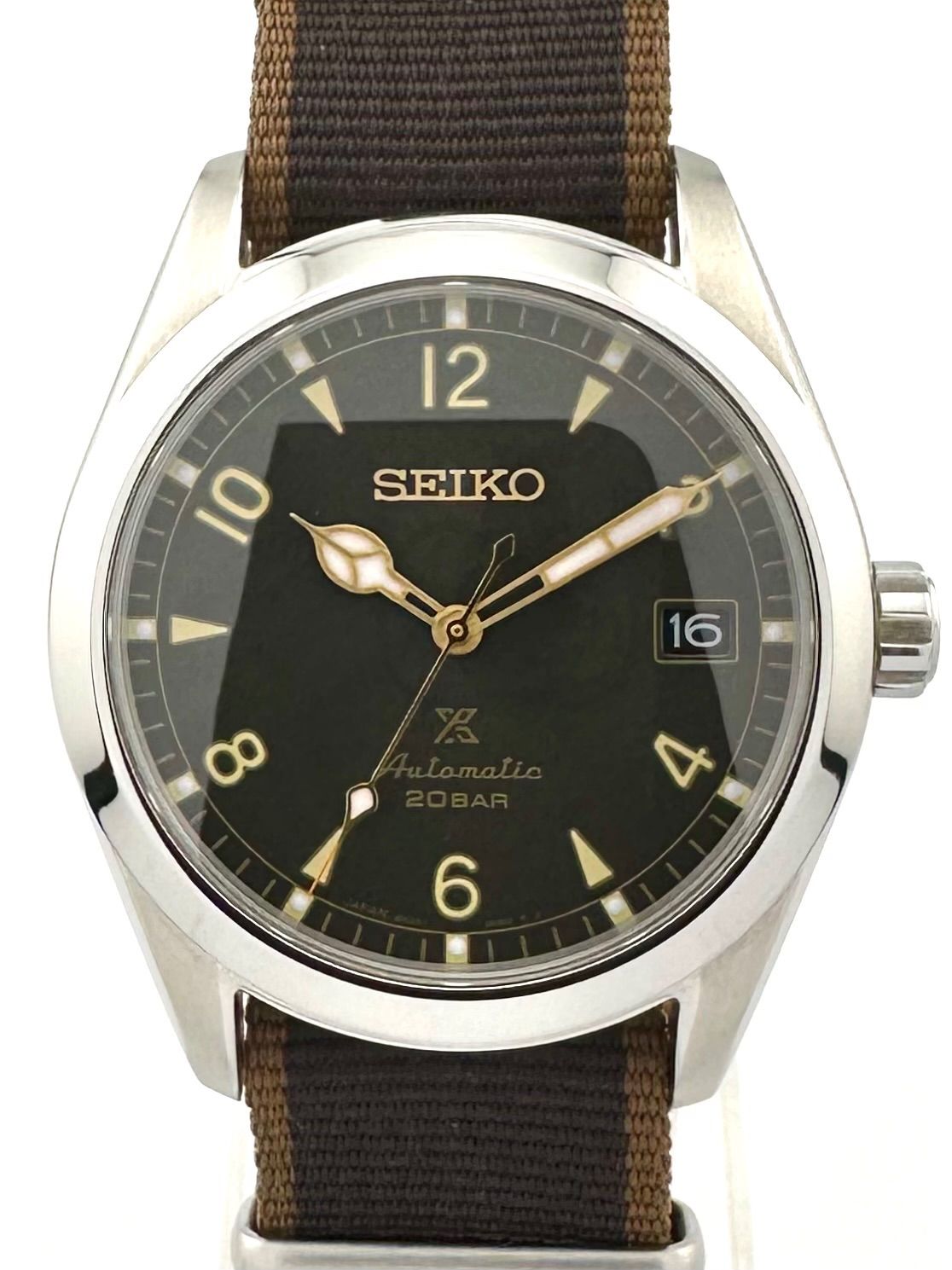 【極美品】SEIKO 6R35-01B0 SBDC137 アルピニスト 自動巻き SEIKO 6R35-01B0 SBDC137 アルピニスト 自動巻き時計 セイコー