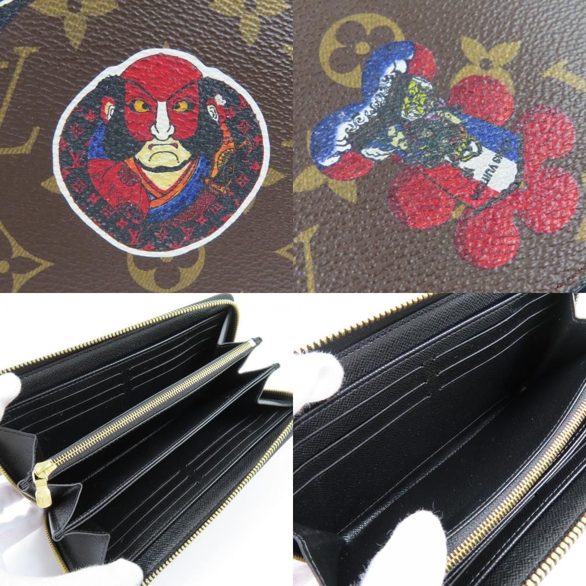 美品　ルイヴィトン 山本寛斎 コラボ ダルマ 達磨 歌舞伎 長財布　箱付き 美品 ルイヴィトン 山本寛斎 コラボ ダルマ 達磨 歌舞伎 長財布
