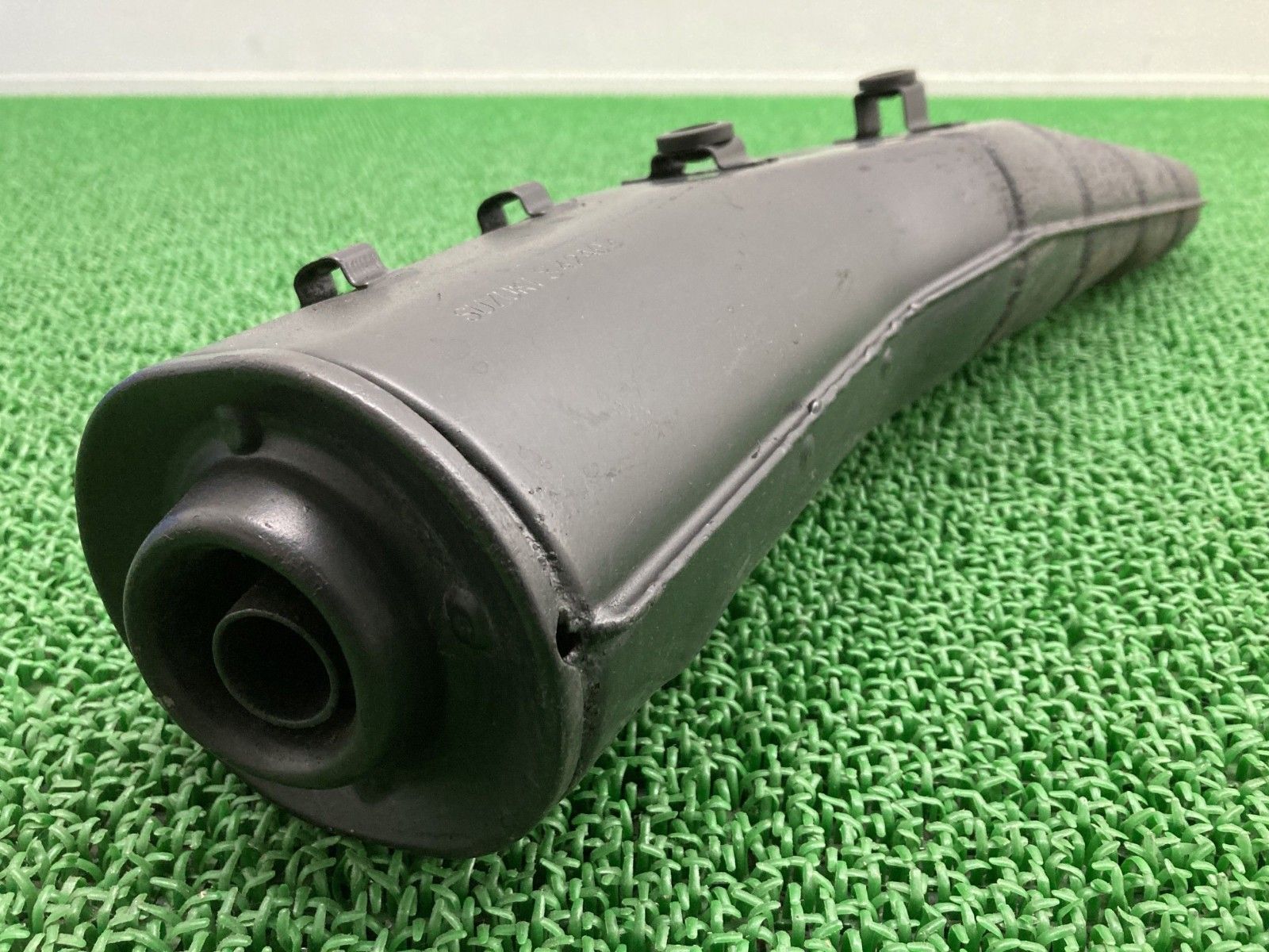 ジェベル200 サイレンサーマフラー 42A0 スズキ 純正 バイク 部品 SH42A DJEBEL200 カスタム素材に コケキズ無し 品薄 Mm